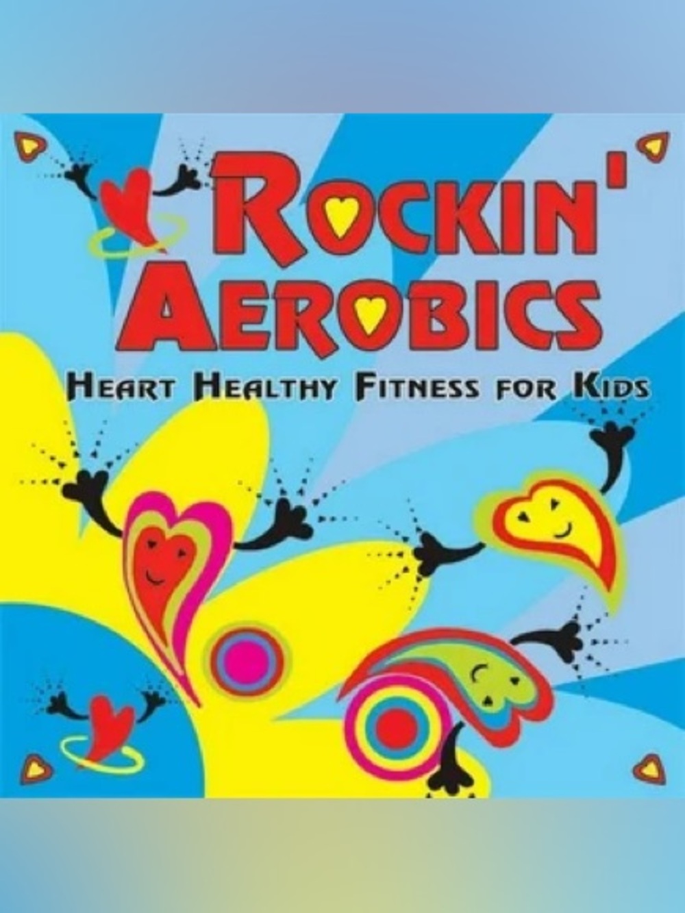 NWT Kimbo Rockin Aerobics Fitness Children’s CD Blue & Yellow